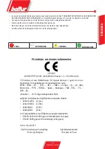 Preview for 3 page of baltur BT 250 DSG 4T Manual User Instructions