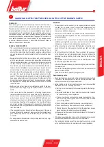 Preview for 29 page of baltur BT 250 DSG 4T Manual User Instructions