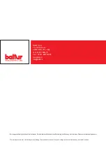 Preview for 52 page of baltur BT 250 DSG 4T Manual User Instructions