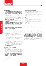 Preview for 32 page of baltur BT 300 DSG 4T Manual User Instructions