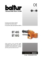 baltur BT 40G Instructions Manual preview