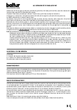 Preview for 11 page of baltur BT 40G Instructions Manual