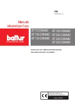 Preview for 1 page of baltur BT 75 DSNM-D Instructions For Use Manual