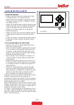 Preview for 16 page of baltur btg 15 me Instruction Manual For Installation, Use And Maintenance