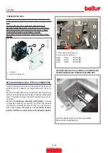 Preview for 18 page of baltur btg 15 me Instruction Manual For Installation, Use And Maintenance