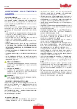 Предварительный просмотр 4 страницы baltur BTG 15 Instruction Manual For Installation, Use And Maintenance