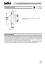 Preview for 33 page of baltur BTG 20 LX Instruction