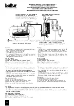 Preview for 94 page of baltur BTG 20 LX Instruction