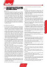 Preview for 89 page of baltur BTG 20 LX Instructions For Use Manual