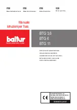 baltur BTG 3,6 Manual Instructions For Use preview