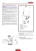 Preview for 12 page of baltur BTG 3,6P Instruction Manual For Installation, Use And Maintenance