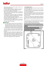 Preview for 45 page of baltur BTG 3,6P Instruction Manual For Installation, Use And Maintenance