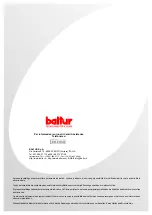 Preview for 58 page of baltur BTG 3,6P Instruction