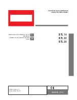 Preview for 1 page of baltur BTL 14 Installation, Use And Maintenance Instruction Manual