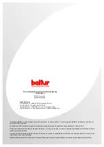 Preview for 50 page of baltur BTL 14 Instruction