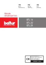 baltur BTL 14 Manual Instructions For Use preview