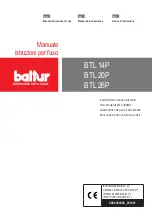 baltur BTL 14P Instruction Manual preview