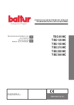 Preview for 1 page of baltur CE-0085BS0067 Instruction Manual For Installation, Use And Maintenance