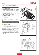 Preview for 14 page of baltur CE-0085BS0067 Instruction Manual For Installation, Use And Maintenance