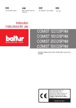 baltur COMIST 180 DSPNM User Instruction Manual preview