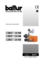 Preview for 1 page of baltur COMIST 180 NM Instructions Manual