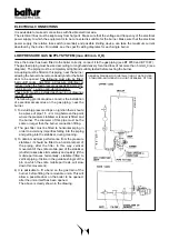 Preview for 9 page of baltur COMIST 180 NM Instructions Manual