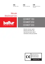 Предварительный просмотр 1 страницы baltur COMIST 180 Instructions For Use Manual