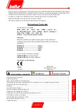 Предварительный просмотр 111 страницы baltur COMIST 180 Instructions For Use Manual