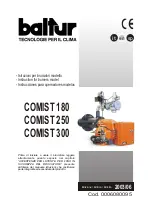 baltur COMIST 180 Instructions Manual preview