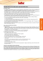 Предварительный просмотр 27 страницы baltur COMIST 20 Instruction