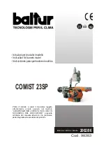 Preview for 1 page of baltur COMIST 23SP Instruction