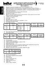 Preview for 14 page of baltur GI 1000 DSPN-D Instructions Manual