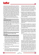 Preview for 42 page of baltur GI 1000 LX Instruction