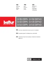 baltur GI 350 DSPN Maintenance, Use And Installation Manual preview