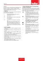 Preview for 60 page of baltur GI 500 MC Installation, Use And Maintenance Instruction Manual