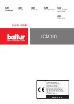 baltur LCM 100 Quick User Manual preview