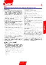 Preview for 5 page of baltur Minicomist 11 Manual Instructions For Use