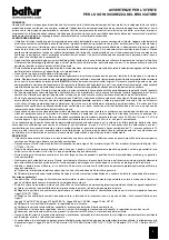 Preview for 3 page of baltur Minicomist 7 Instructions Manual