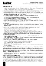 Preview for 4 page of baltur Minicomist 7 Instructions Manual