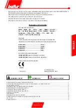 Preview for 3 page of baltur MINICOMIST7 Manual Instructions For Use