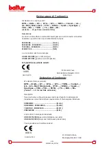 Предварительный просмотр 4 страницы baltur Spark 18 DSGW Instruction Manual