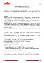 Предварительный просмотр 9 страницы baltur Spark 18 DSGW Instruction Manual