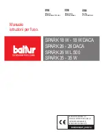 Preview for 1 page of baltur SPARK 18 W DACA Manual Instructions For Use