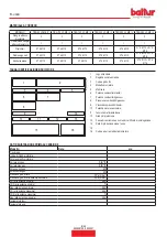 Preview for 8 page of baltur TBG 110 LX ME /V Instruction Manual For Installation, Use And Maintenance