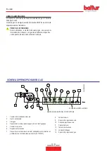 Preview for 14 page of baltur TBG 110 LX ME /V Instruction Manual For Installation, Use And Maintenance