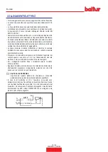 Предварительный просмотр 14 страницы baltur TBG 1100 MC Instruction Manual For Installation, Use And Maintenance