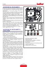 Preview for 16 page of baltur TBG 1100 MC Instruction Manual For Installation, Use And Maintenance