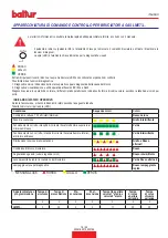 Preview for 21 page of baltur TBG 1100 MC Instruction Manual For Installation, Use And Maintenance