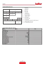 Preview for 38 page of baltur TBG 1100 MC Instruction Manual For Installation, Use And Maintenance