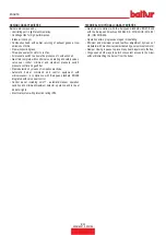 Предварительный просмотр 40 страницы baltur TBG 1100 MC Instruction Manual For Installation, Use And Maintenance